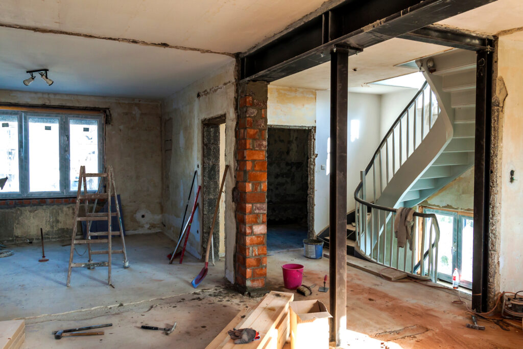 Image of interior renovations